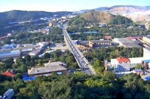 Rudnevsky bridge. Vladivostok webcam online
