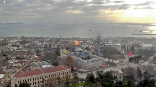 Beyazit Tower. Istanbul webcam online
