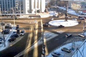 Webcam online on the square Plekhanov in Lipetsk