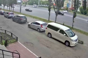 Street Maslennikov 66. Omsk webcam online