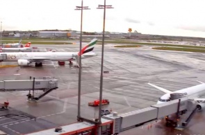 The airport in Hamburg web camera online