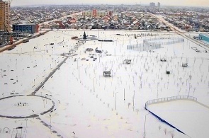View of the Olympic Park under construction. Tambov webcams