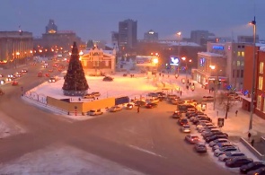 Lenin Square. Novosibirsk web Cam online