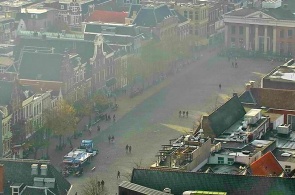 The center of the city. Webcam Groningen online