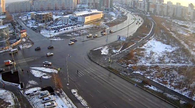 The intersection of Plehanova - Salavat Yulaev web camera online