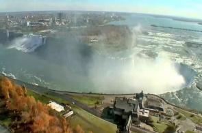 Webcam online with a view of Niagara falls