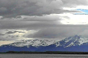 Puerto Natales, Chile. Panoramic web camera online