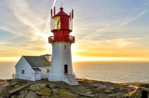 Lindesnes Lighthouse. Webcam Stavanger online