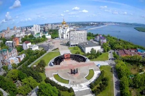 Glory Square. Webcams Khabarovsk online