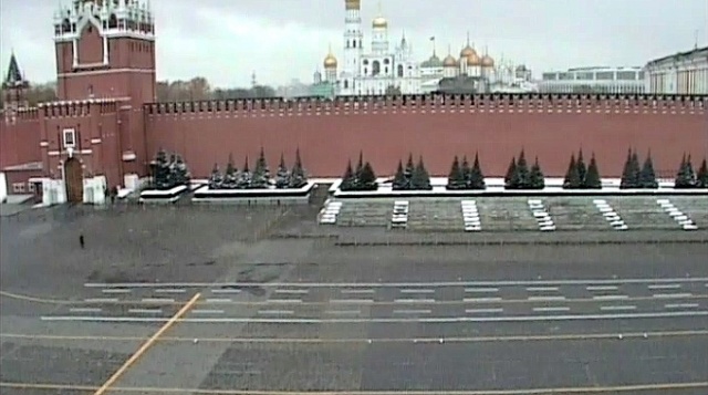 Panoramic camera the red square in real time
