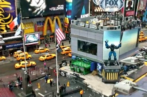 Area Duffy (Duffy Square) in real time