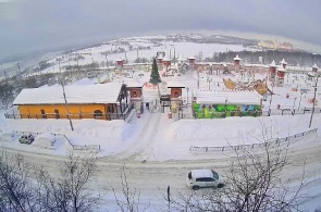 The view of the children's town "fairy Tale". Webcam Murmansk online