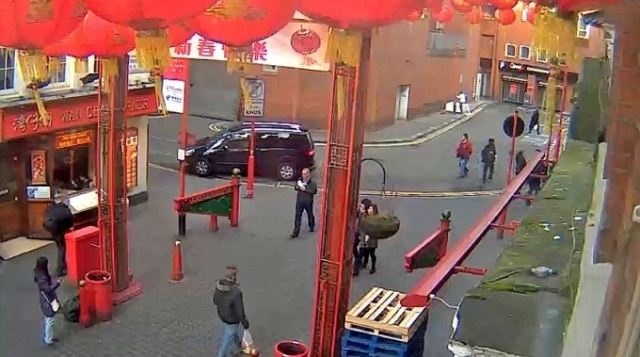 Chinatown web camera online. London in real-time