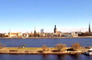 Panorama of the Old town. Riga web camera online