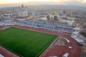 Stadium "Spartak". Webcam Yuzhno-Sakhalinsk online