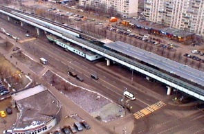 Panoramic web Cam in South Butovo. Webcam of Moscow online