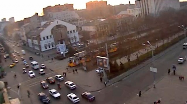 The intersection of Serov and Karl Marx Dnepropetrovsk