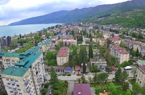 Panorama of the resort. Web cameras Gagra online
