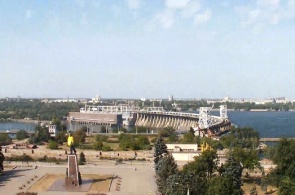Lenin Square. Panoramic webcam. Zaporozhye online