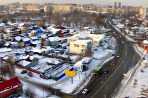 Komsomol square Tyumen webcam online