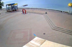 The seaside area. Webcam Berdyansk online