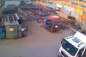 View of the construction site. Kursk webcams